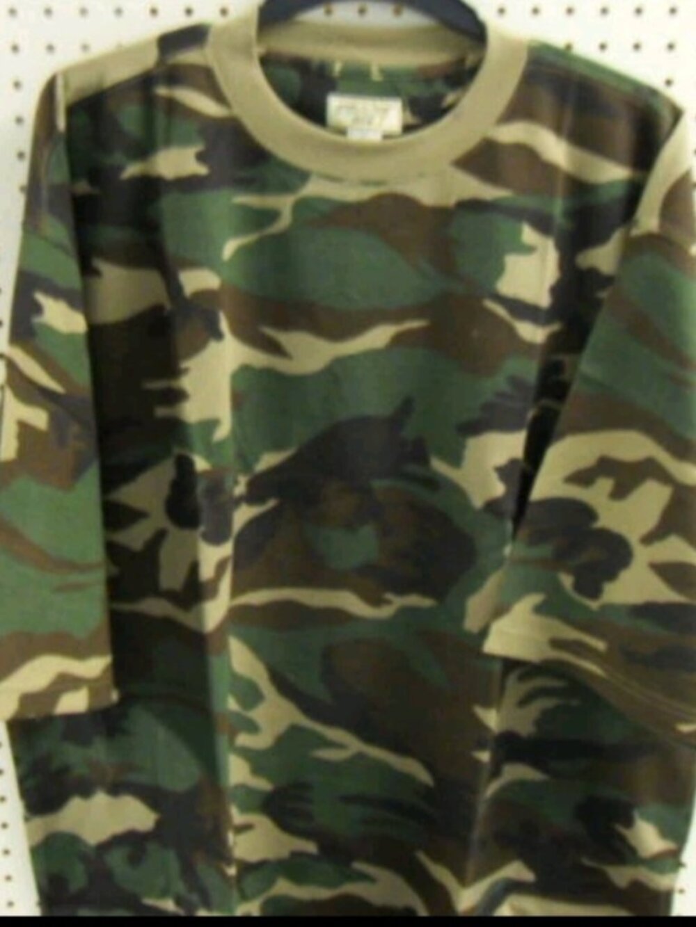 Mens 4x CAMO S/S Tshirt Waffle Knit
